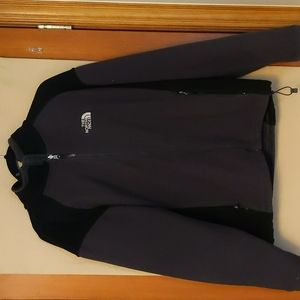The North Face Gray And Black Vintage Fleece Jacket Size Medium